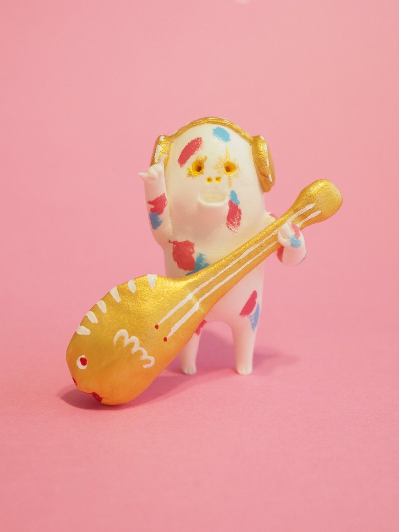 Ghost with reduced hands - 擺飾/家飾品 - 黏土 白色