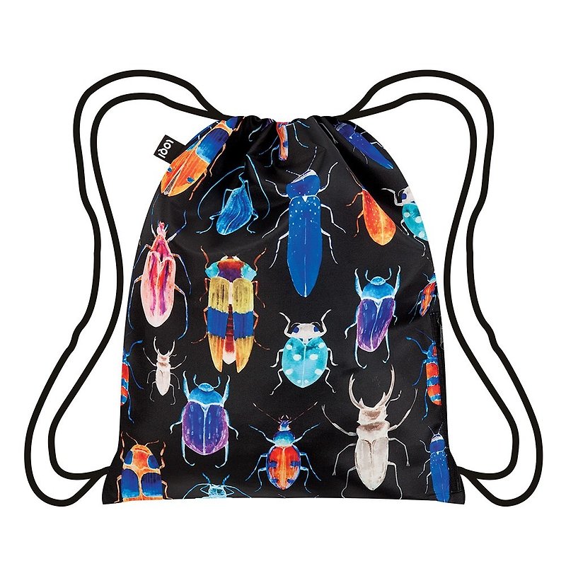 After LOQI beam port backpack │ insect - Drawstring Bags - Plastic 
