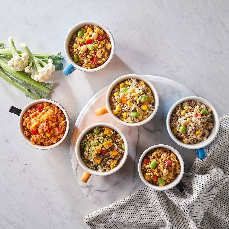 [Free Shipping Group] One Week Cauliflower Rice Relief Healthy Dinner Set (11 Packs Included) - Mixes & Ready Meals - Other Materials 