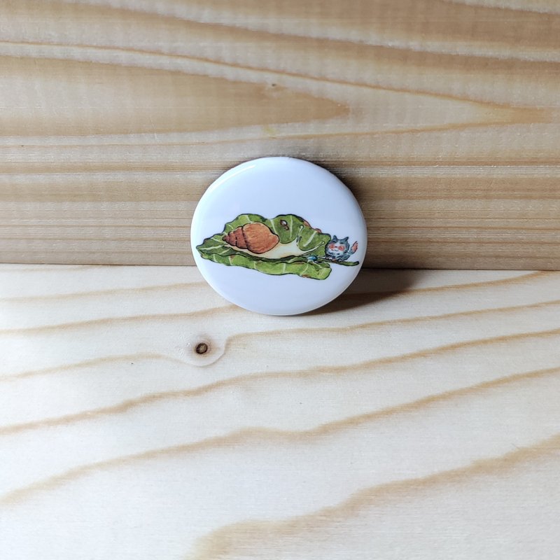 Badge/pin/badge snail - Badges & Pins - Other Materials Multicolor