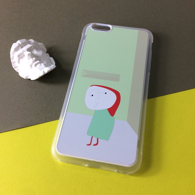 Red Boy - Original Illustration Phone Case / Christmas / Christmas Gift / Exchange Gift - Phone Cases - Waterproof Material Green