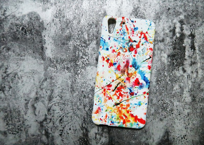 Empty shell series-white splash ink (hard shell) original mobile phone case/protective case - Other - Plastic 