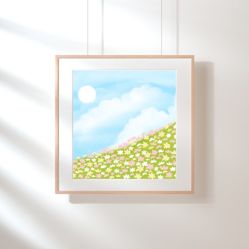 Natural scenery, sky, flower lover, bright, digital download - 其他數位設計 - 其他材質 
