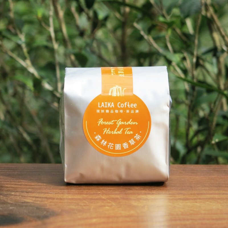 森林花園香草茶 - 仙境 (薄荷 仙草 魚腥草) 環保包裝 10包入 - 茶葉/茶包/水果茶 - 新鮮食材 橘色