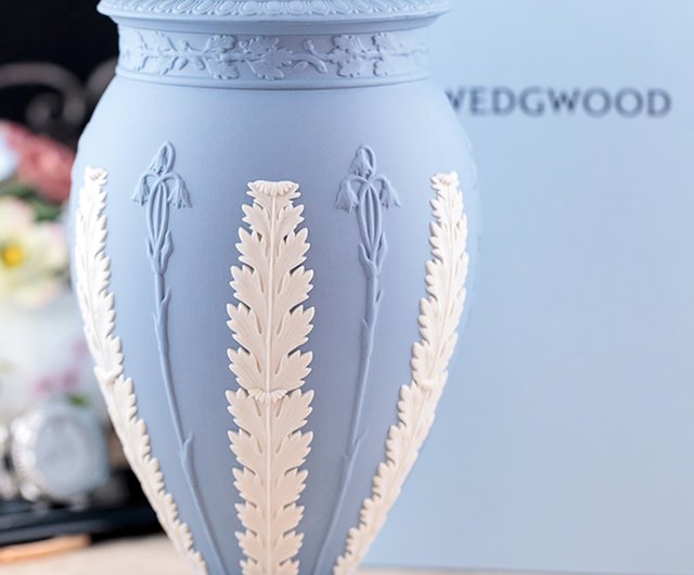 ウェッジウッド アカンサス リーフ ジャスパー レリーフ セラミック