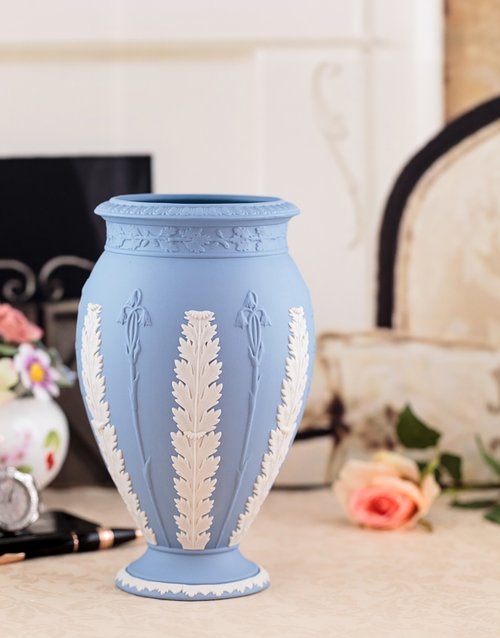 ウェッジウッド アカンサス リーフ ジャスパー レリーフ セラミック