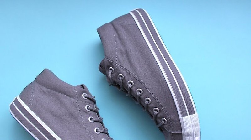 [RFW] BAGEL-MID STANDARD casual shoes - Men's Casual Shoes - Cotton & Hemp Gray