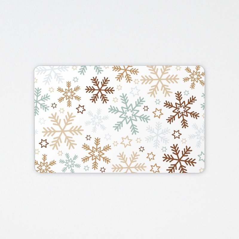Golden Christmas | Chip Leisure Card - Other - Other Materials Gold