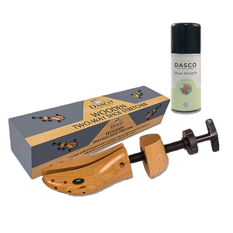 British Earl DASCO wooden shoe laster comes with leather softener and shoe expander to prevent foot wear and enlargement - Other - Other Materials 