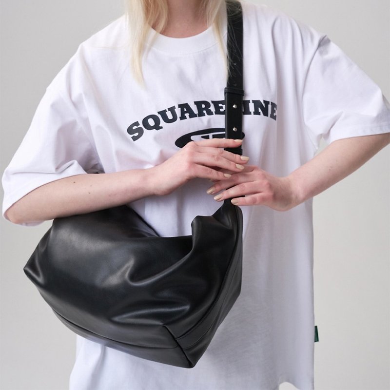 Korean Brand SQUARE line Iker Shoulder Bag S059 - Handbags & Totes - Faux Leather 