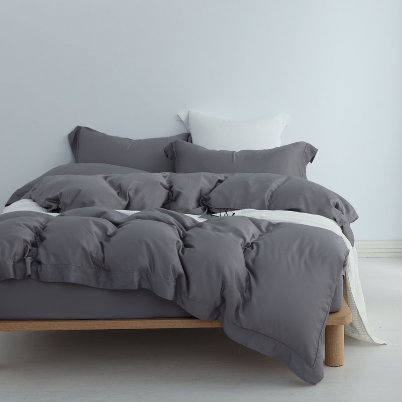 80 Tencel/ 100% Lyocell/ Calm Gray - Bedding - Eco-Friendly Materials Gray