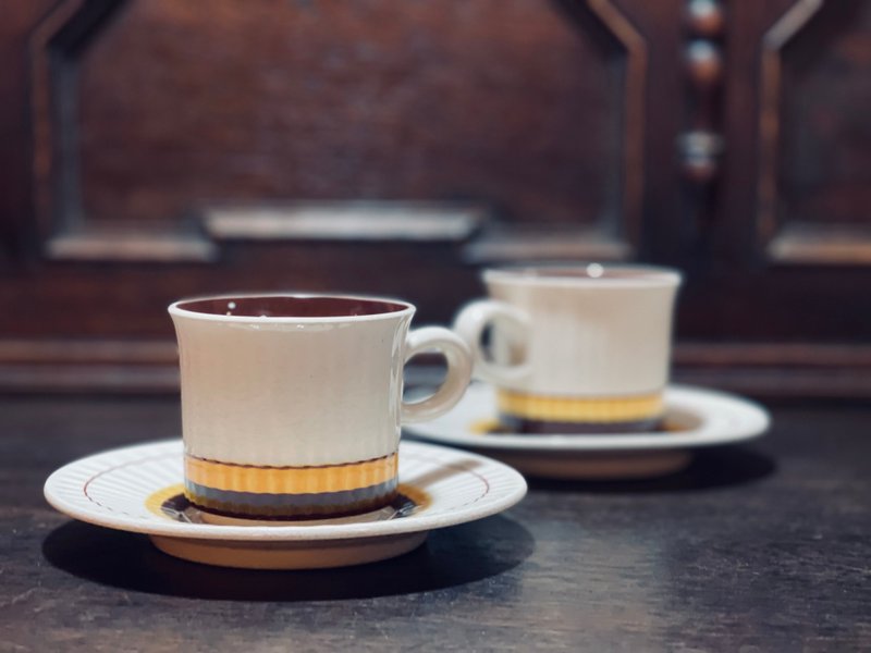 NITOEN 色環咖啡杯組 - 咖啡杯/馬克杯 - 陶 