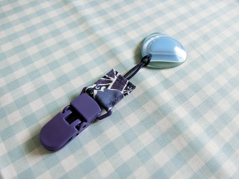 野牡丹 - 防蚊貼夾扣 - 其他 - 棉．麻 紫色