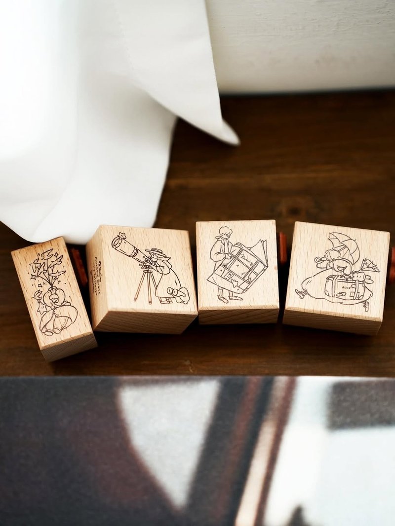 尋星之旅 Among Star - 印章/印台 - 木頭 