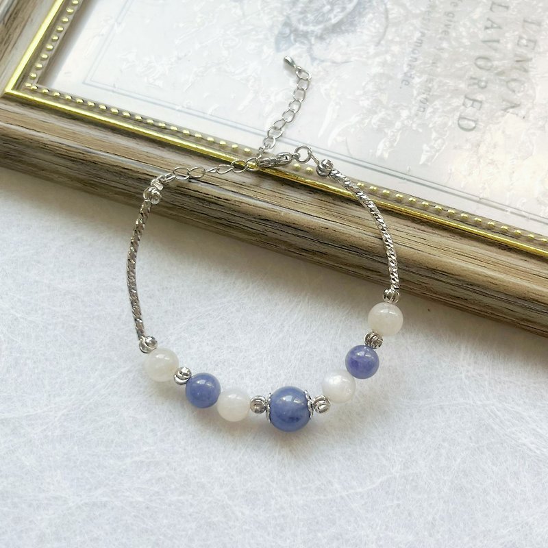 Natural Stone Crystal Bracelet - Bracelets - Crystal Blue