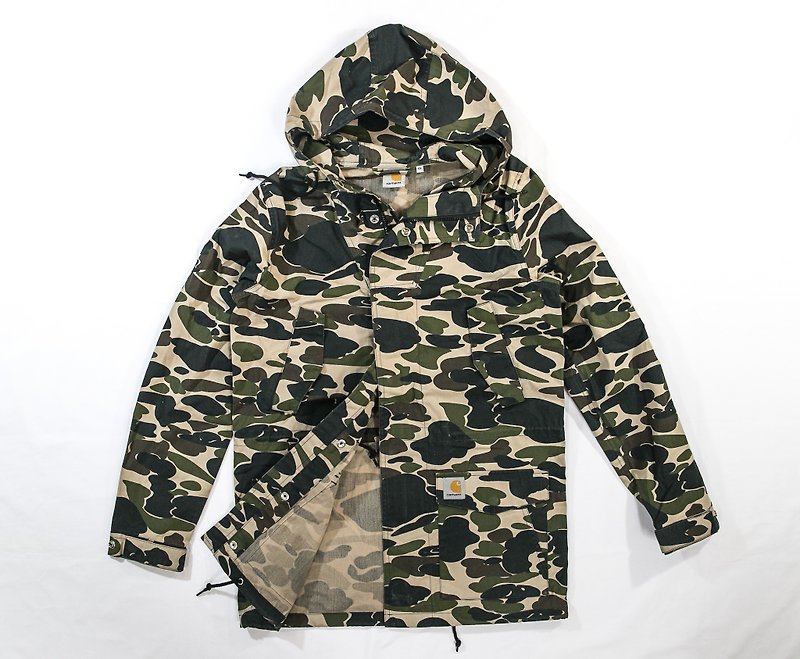 [3thclub Ming Ren Tang] carhartt camouflage uniforms jacket m-65 vintage chta-008 - Men's Coats & Jackets - Cotton & Hemp Green