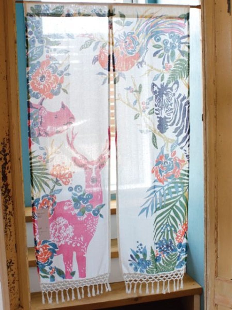 [Pre-order] ✱ ✱ curtain tassel spring jungle animals (three-color) - Items for Display - Cotton & Hemp Multicolor