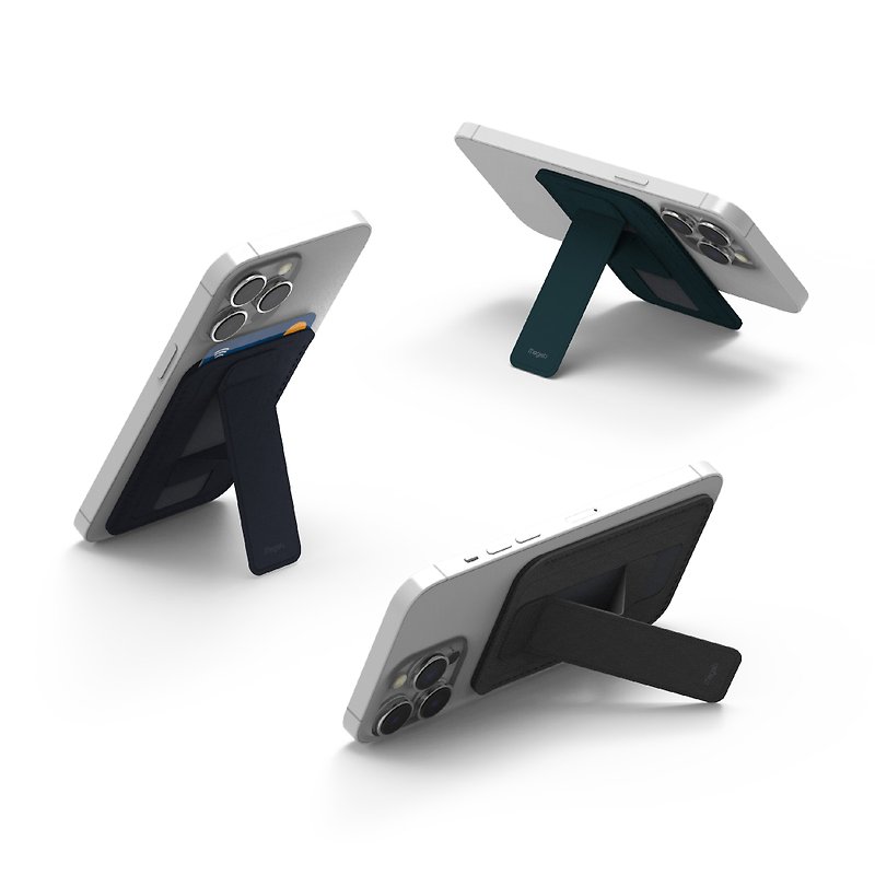 Megisti SnapAngle Magnetic Phone Mount - Phone Stands & Dust Plugs - Other Materials Black