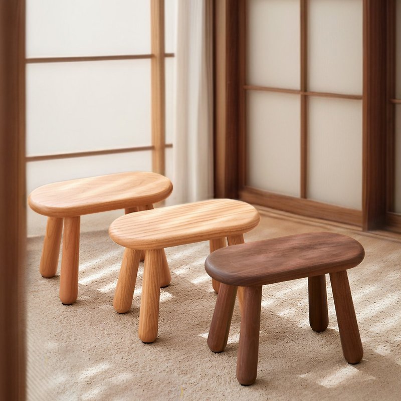 Taisho beautiful log bench handmade by craftsmen 033NT - Chairs & Sofas - Wood Khaki