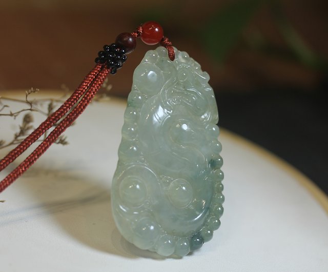 Monkey Zodiac Handmade Jade Necklace
