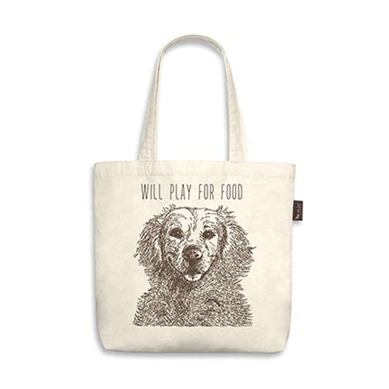 寵物環保帆布袋 黃金獵犬RETRIEVER 購物袋 手提袋 - 手袋/手提袋 - 環保材質 