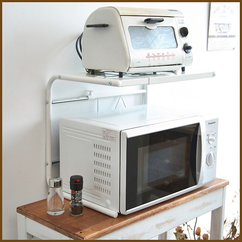 【ikloo】Fashionable Microwave Telescopic Shelf - Shelves & Baskets - Other Materials 