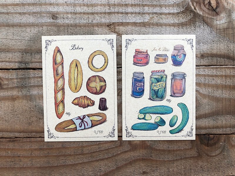 Bread & Jam Vintage Postcards - Cards & Postcards - Paper 