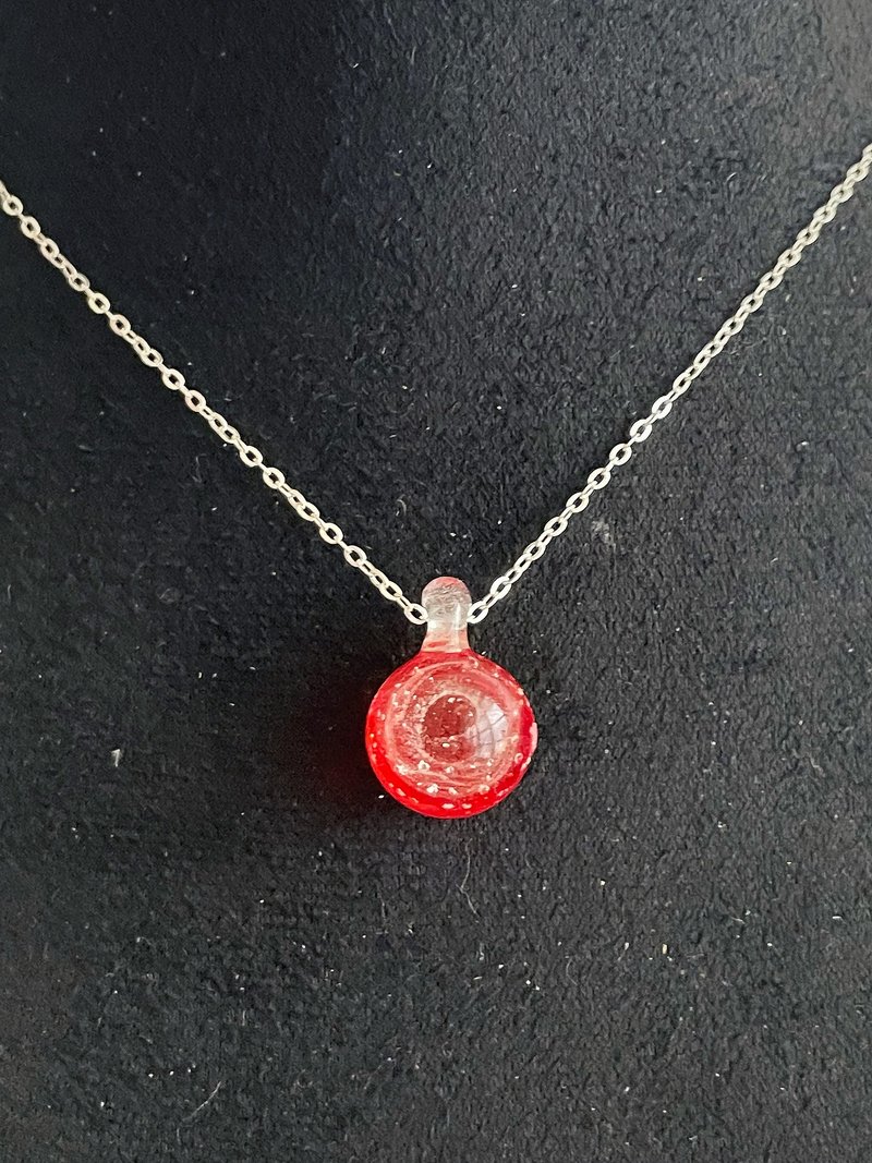 彩虹骨灰琉璃-客製化 - 項鍊 - 玻璃 