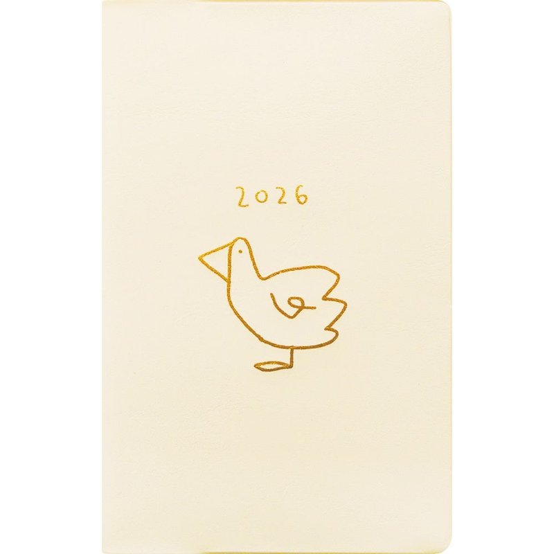 MATOKA ダイアリー 2026年版 2025年10月始まり コンパクトマンスリー Doodle Duck - 筆記本/手帳 - 紙 
