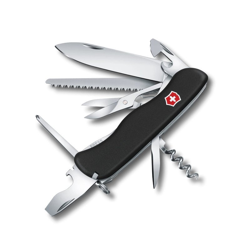 VICTORINOX 瑞士維氏 瑞士刀 14用 111mm 黑 0.8513.3 - 露營用品 - 不鏽鋼 黑色