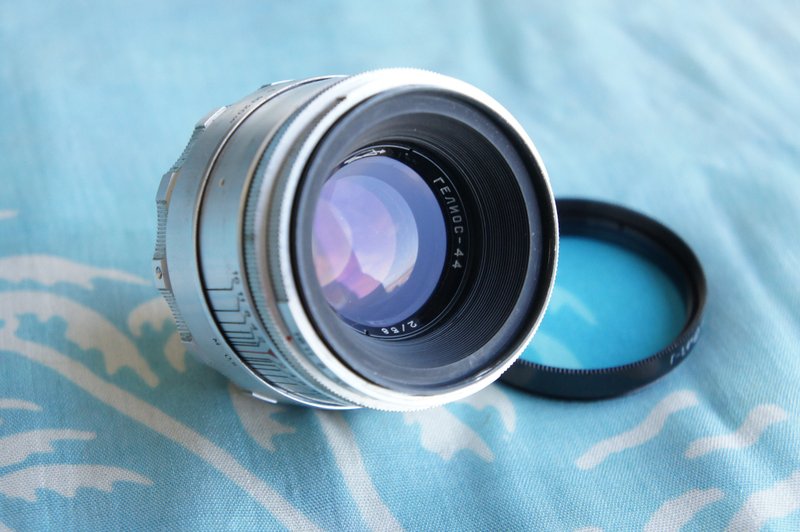 Helios-44 58mm f/2 lens for M39 Zenit WHITE! 8 BLADES - 相機/拍立得/底片相機 - 其他材質 