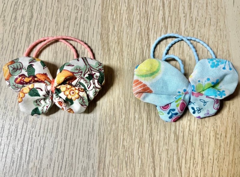 兩枚髮圈 - 髮夾/髮圈 - 棉．麻 多色