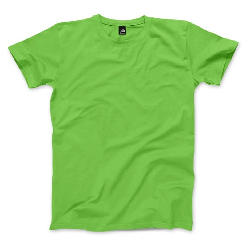 ニュートラル無地半袖Tシャツ - グリーンフルーツ - Tシャツ メンズ - コットン・麻 