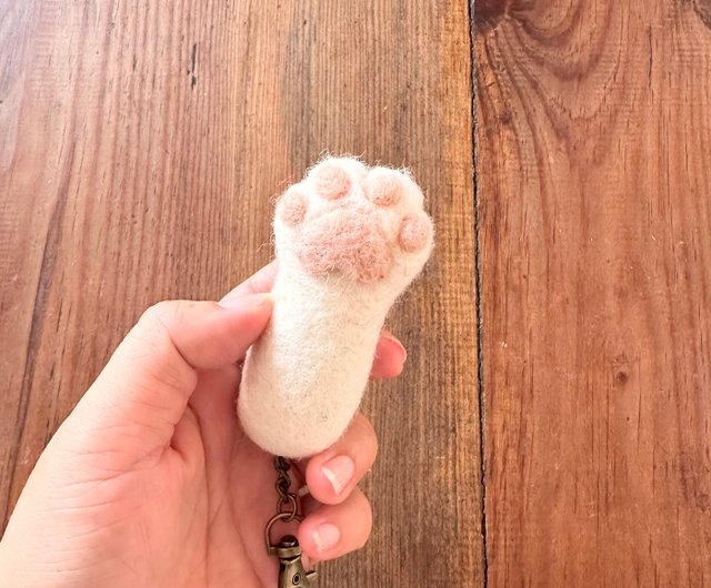 1:1 猫の手キーホルダー猫キーホルダー猫キーホルダー猫足