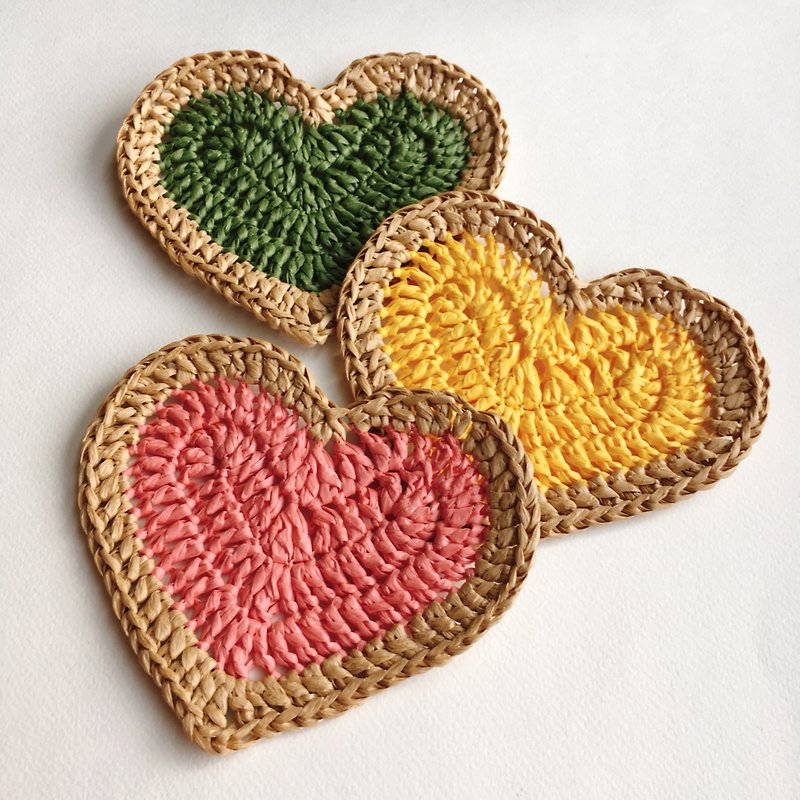 Hm2. Heart Cookies Heart Cookies Biscuit - ที่รองแก้ว - กระดาษ หลากหลายสี