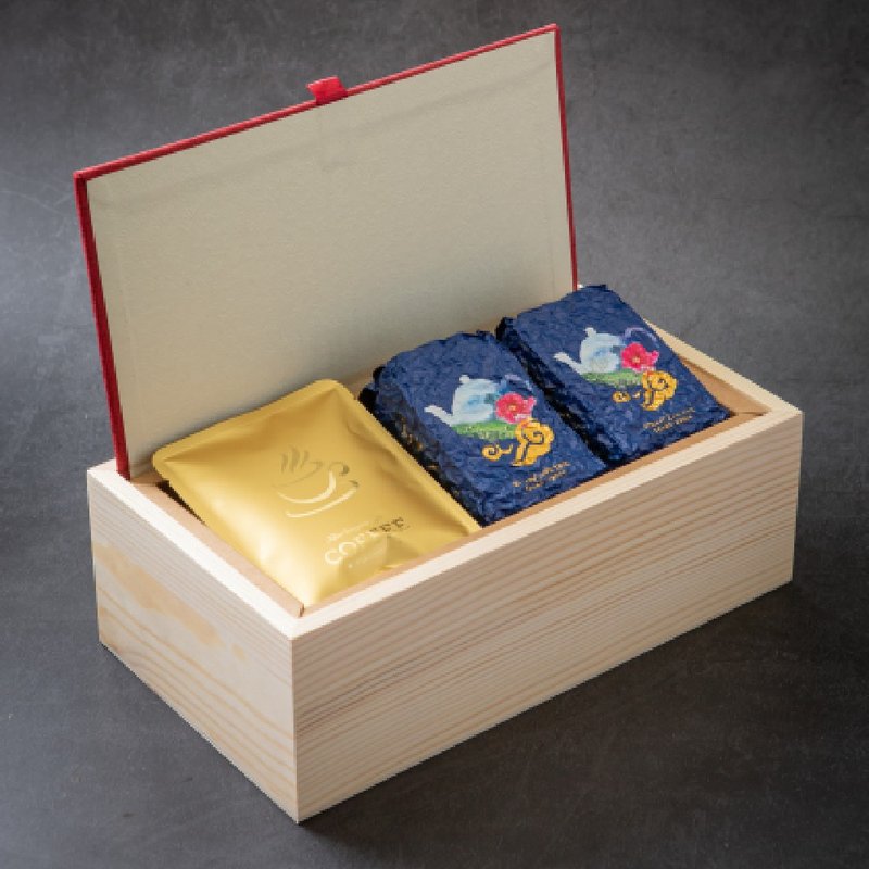 Yunshan double gift box [Shanlinxi high mountain tea/filter coffee] - Tea - Other Materials Green