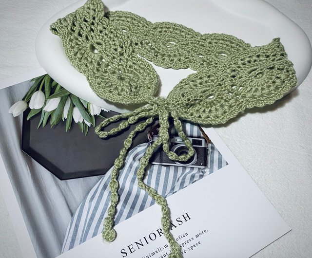 かぎ針編みカチューシャ】和風レトロレースカチューシャ