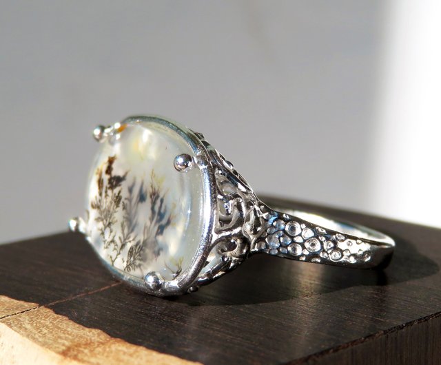 デンドリティック アゲート リング / Dendritic Agate Ring 0