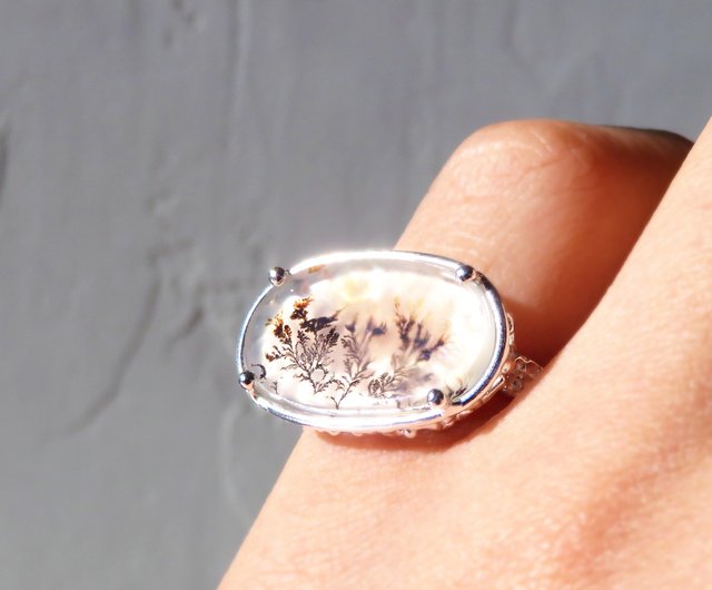 デンドリティック アゲート リング / Dendritic Agate Ring 0