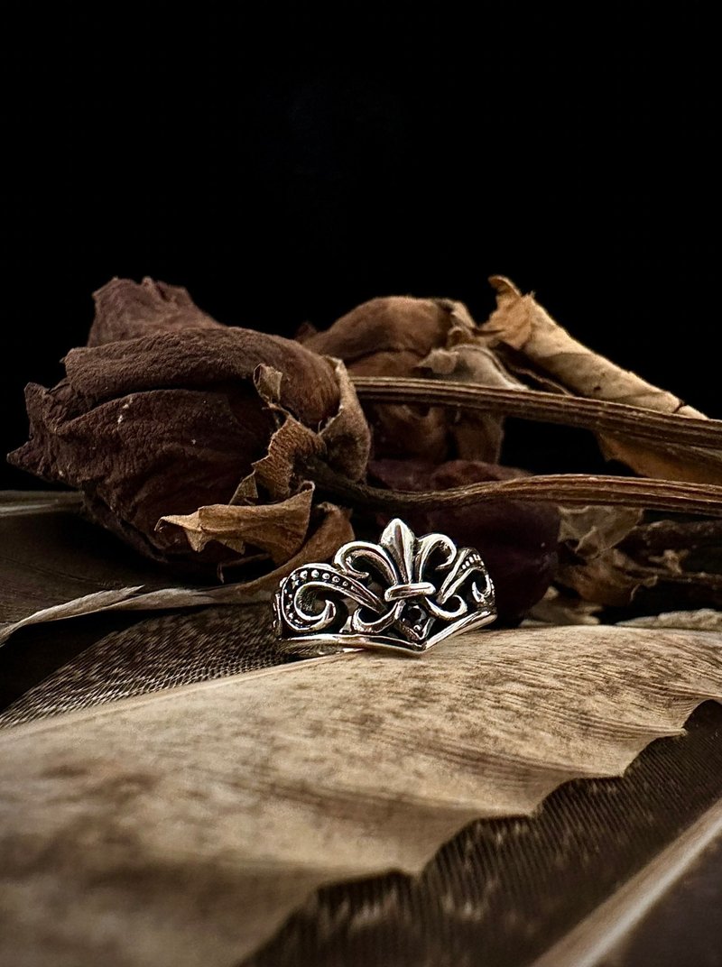 [Baroque Series] Queen Empress 925 Sterling Silver Ring [Valentine's Day Gift Box] - แหวนทั่วไป - เงินแท้ สีเงิน