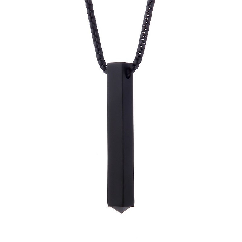 シンプルなラインストーンのネックレスの基本的なラインストーンのネックレス - ネックレス - 金属 ブラック
