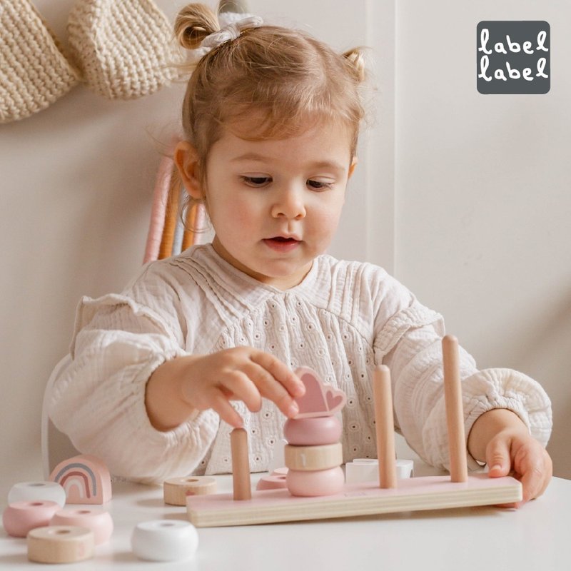 【Label Label】Wooden Fun Jenga - Two Colors Available - ของเล่นเด็ก - ไม้ หลากหลายสี