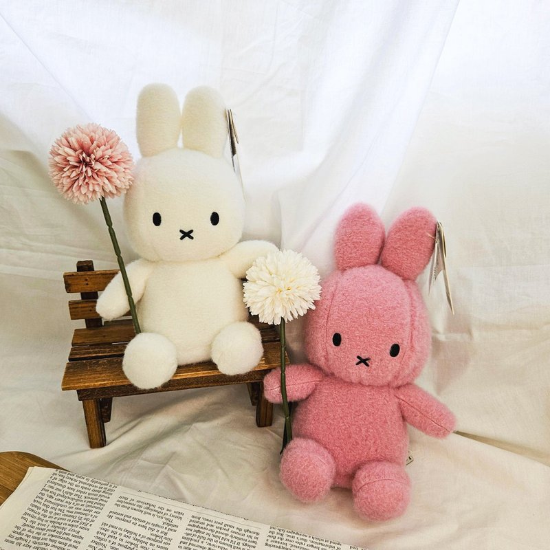 BON TON TOYS Miffy Rabbit ECO Cotton Stuffed Doll-Candy Pink - Stuffed Dolls & Figurines - Polyester Pink