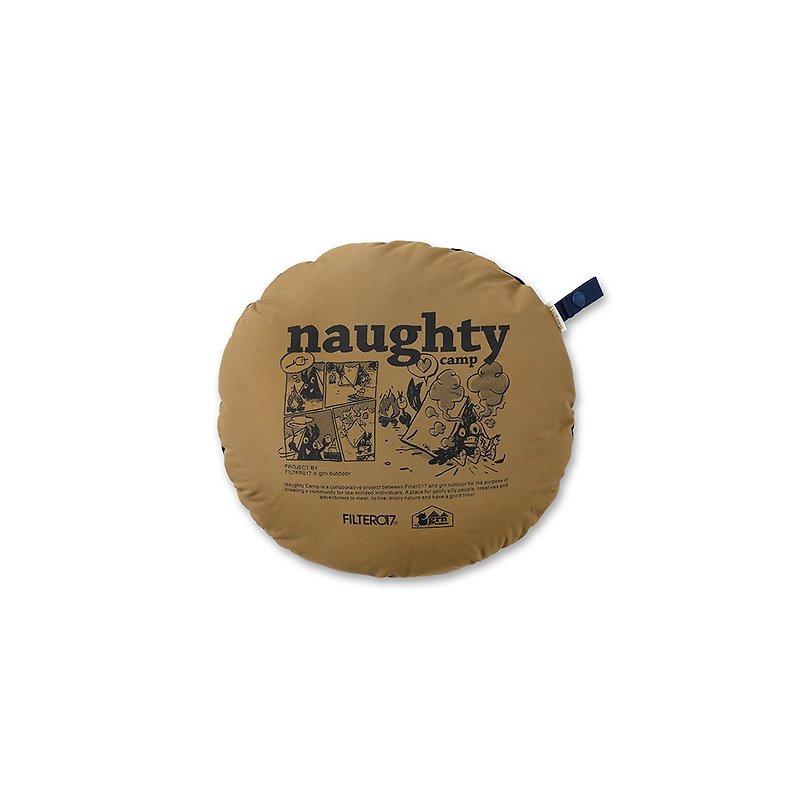 Naughty Camp 60/40 Round Three Pillow Shawl - ผ้าห่ม - ผ้าฝ้าย/ผ้าลินิน 
