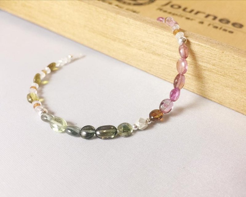 MH sterling silver custom natural stone series _ Happy Hour (tourmaline real shot: 1)