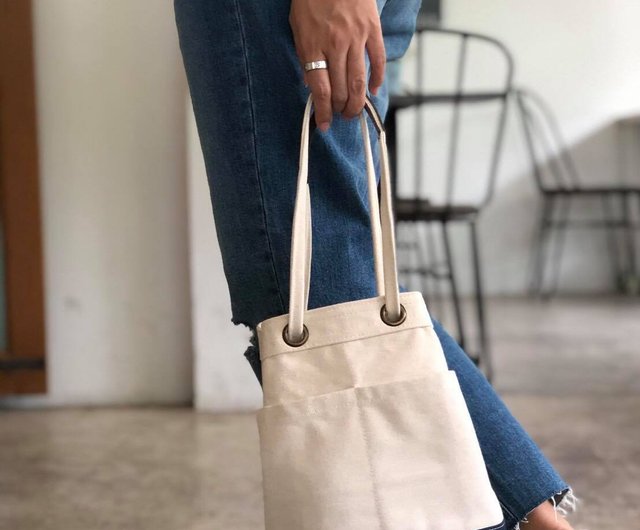 Off-white Bucket Handbag