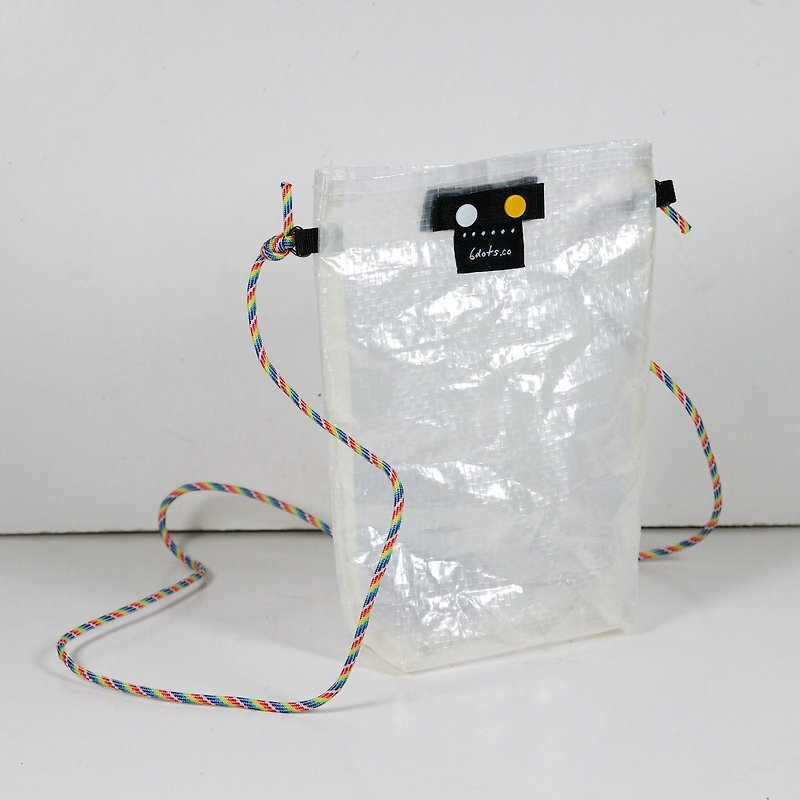 透明 超輕量 防水 SACOCHE 單邊袋 斜挎包 斜肩包 斜背包 手機包 - 側背包/斜背包 - 防水材質 透明