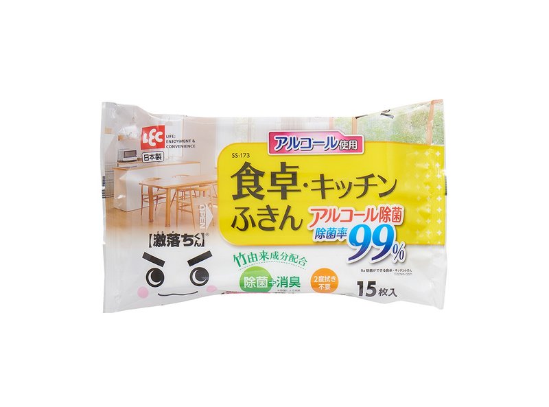 [Jiluojun] Japanese-made dining table kitchen sterilization wipes 15 pieces - อื่นๆ - วัสดุอื่นๆ 