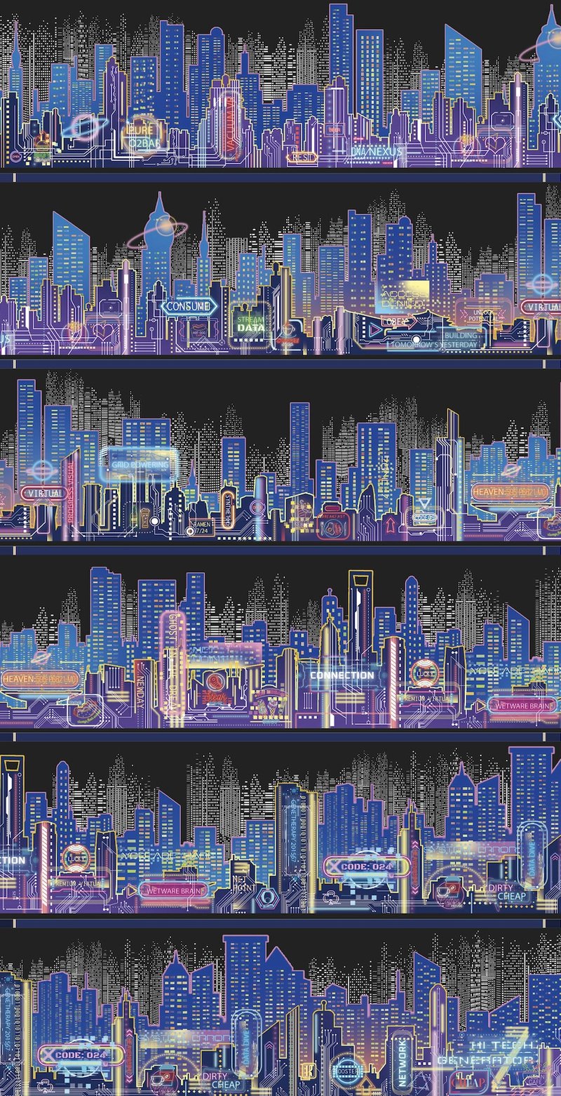 賽博世界 PET 紙膠帶 貝殼銀 10米卷 - 紙膠帶/和紙/PET - 其他材質 多色