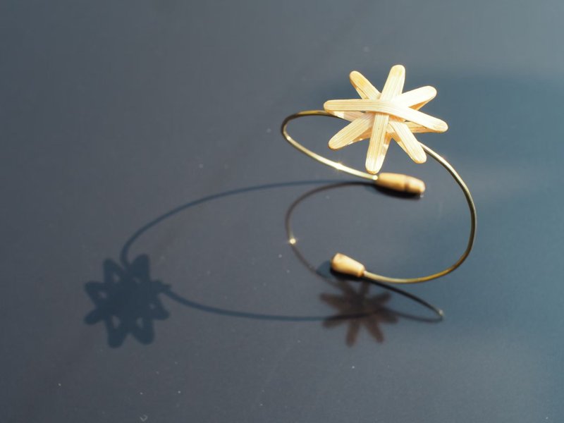 1 Sailom Flower Bracelet - 手鍊/手環 - 木頭 咖啡色